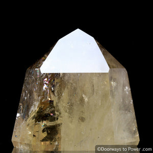 John of God Citrine Devic Temple Casa Crystal Point 'Abundance '