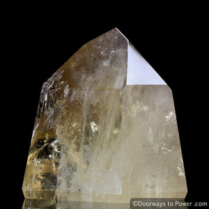John of God Citrine Devic Temple Casa Crystal Point 'Abundance '