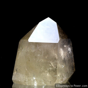 John of God Citrine Devic Temple Casa Crystal Point 'Abundance '