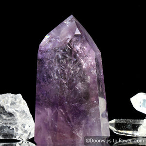 John of God Amethyst Temple Heart Dow Casa Crystal Point 'Violet Flame'