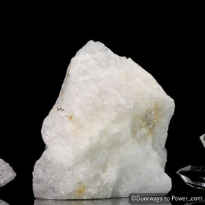 Original White Azeztulite Altar Stone 'Higher Realms' 2.9"