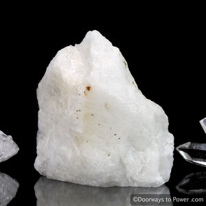 Original White Azeztulite Altar Stone 'Higher Realms' 2.9"