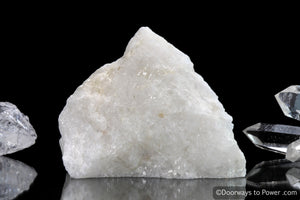 White Azeztulite Crystal Altar Stone