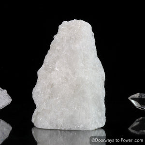 White Azeztulite Crystal Altar Stone