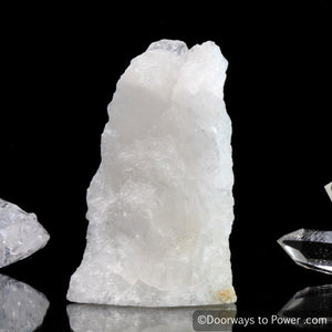 White Azeztulite Altar Stone Synergy 12 Crystal