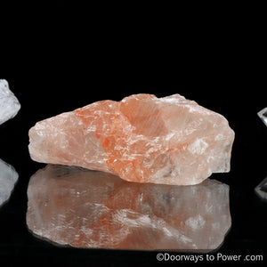 Pink Fire Azeztulite Altar Stone Crystal Azozeo Activated