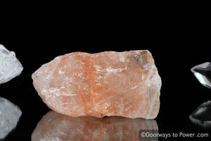 Pink Fire Azeztulite Altar Stone Crystal Azozeo Activated