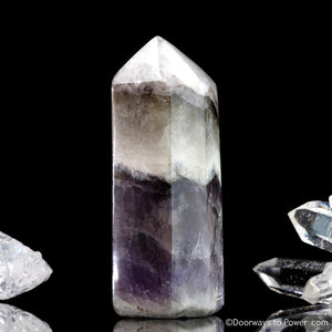 Amazez Azeztulite Crystal Point Polished Azozeo Activated RARE