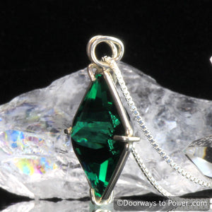 Siberian Green Quartz Magician Stone Pendant