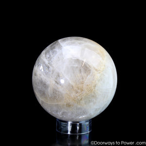 Natrolite Polished Gemstone Sphere Gorgeous 'Collectors Quality'