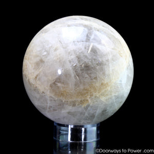 Natrolite Polished Gemstone Sphere Gorgeous 'Collectors Quality'