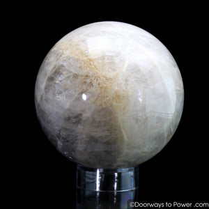 Natrolite Polished Gemstone Sphere Gorgeous 'Collectors Quality'
