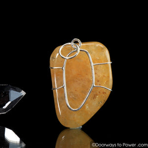 Himalaya Gold Azeztulite Pendant Azozeo Activated