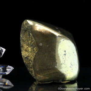 Healers Gold Crystal Altar Stone (Rare) Attracts Power & Good Fortune