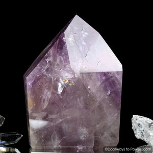 John of God Amethyst Temple Heart Dow Casa Crystal Point 'Violet Flame'