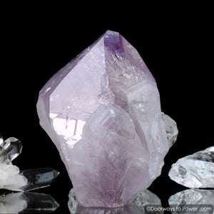 John of God Amethyst Casa Crystal Point w/ Record Keeper