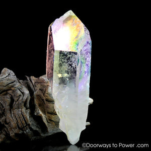 Angel Aura Lemurian Temple Heart Dow Record Keeper Crystal