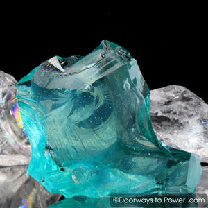 Cyan Angeles Andara Crystal 'Celestial Messenger'