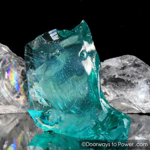 Cyan Angeles Andara Crystal 'Celestial Messenger'