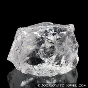 Satyaloka Clear Azeztulite Azozeo Activated w/ Rainbows (RARE)