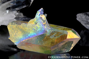 Angel Aura Pleiadian Starbrary Tantric Twin Crystal 'Angel Ship'