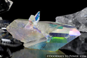 Angel Aura Pleiadian Starbrary Tantric Twin Crystal 'Angel Ship'