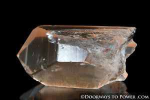 Tangerine Trigonic Quartz Lemurian Seed Record Keeper Crystal 'Very Rare'