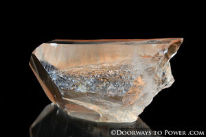 Tangerine Trigonic Quartz Lemurian Seed Record Keeper Crystal 'Very Rare'