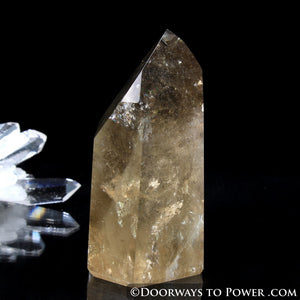 Casa Crystal Citrine Temple Heart Dow Abundance Crystal Point