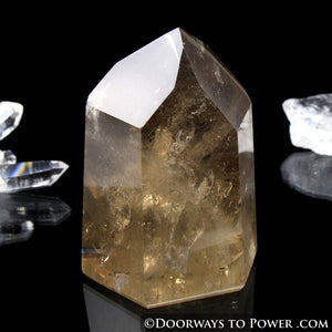 Casa Crystal Citrine Temple Heart Dow Abundance Crystal Point