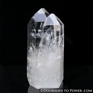 Lemurian Quartz Twin Record Keeper Crystal 'TWO SOULS' Collectors Quality