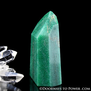 John of God Green Aventurine & Pyrite Channeling Casa Crystal Point