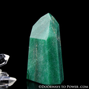 John of God Green Aventurine & Pyrite Channeling Casa Crystal Point
