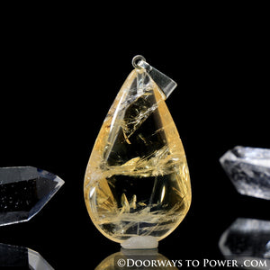 Casa Crystal Drop Pendant | Citrine John of God
