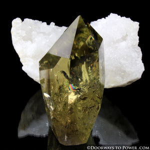 John of God Citrine & Smokey Phantom Quartz Casa Crystal Point 'Very Rare' Museum Quality!