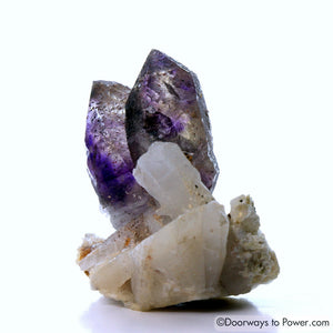 Melody Stone Super 7 Twin Crystal Cluster w/ Record Keeper