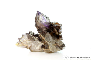 Melody Stone Super 7 Tantric Twin Crystal Cluster w/ Manifest Spirit