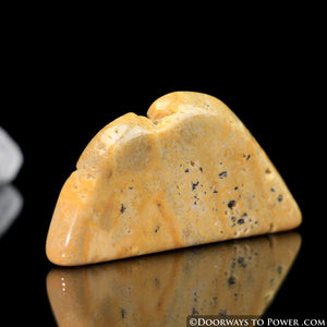 Lemurian Gold Azeztulite Tumbled & Polished Slice (New)