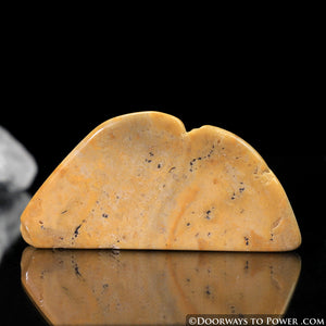 Lemurian Gold Azeztulite Tumbled & Polished Slice (New)