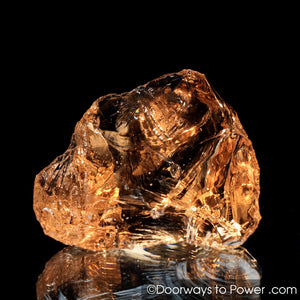 Lemurian Etherium Gold Monatomic Andara Crystal w/ Rainbows