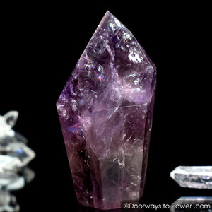 John of God Crystal Amethyst Dow & Devic Temple w/ Rainbows