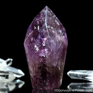 John of God Crystal Amethyst Dow & Devic Temple w/ Rainbows