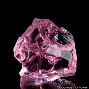 HGW Pink Andara Crystal 'Heart of God Within' w/ Rainbows