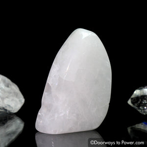 White Azeztulite Tumbled Stone Crystal Azozeo Polished
