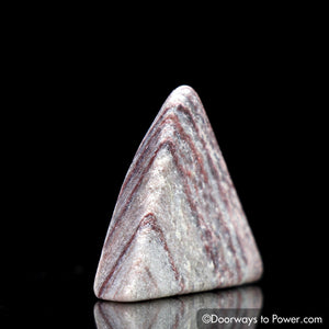 Vitalite Triangle Crystal Tumbled & Polished