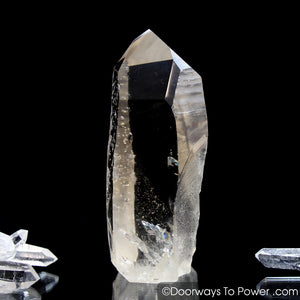 Golden Healer Lemurian Seed Crystal w/ Pleiadian Starbrary & Record Keeper