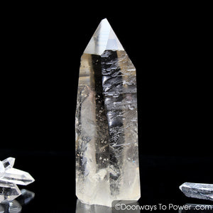 Golden Healer Lemurian Seed Crystal w/ Pleiadian Starbrary & Record Keeper