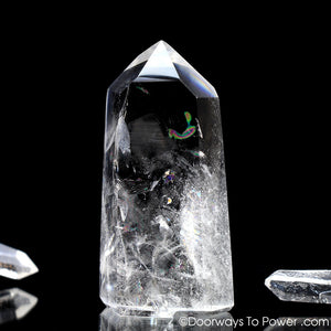 John of God Casa Crystal Point w/ Rainbows 'Manifest Spirit'