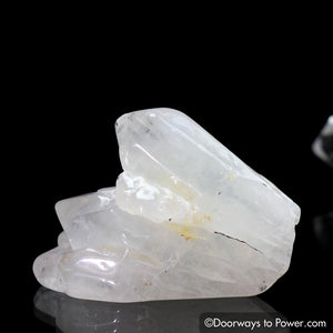 Sauralite Twin Azeztulite Crystal Tumbled & Polished