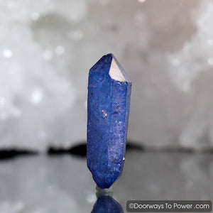 Tanzine Aura Himalayan Quartz Record Keeper Crystal - Rare